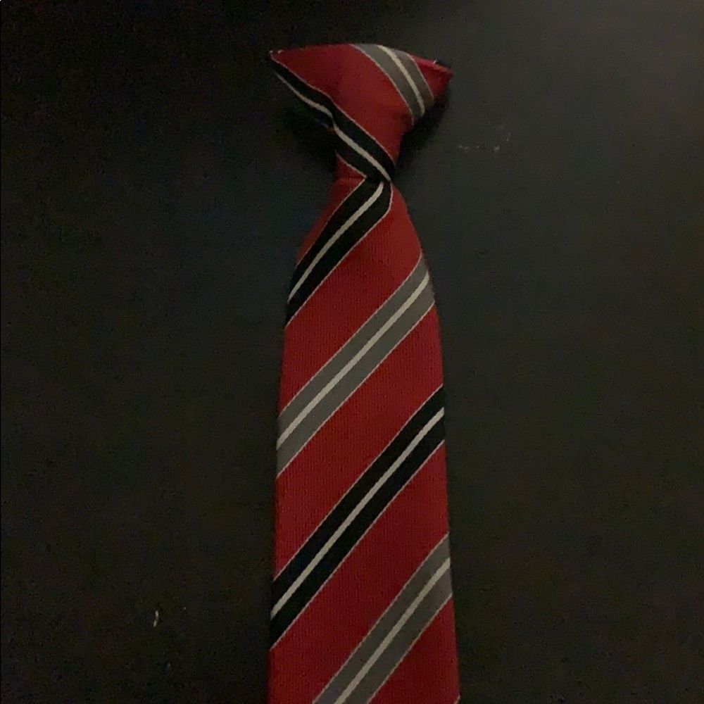Boys clip on tie